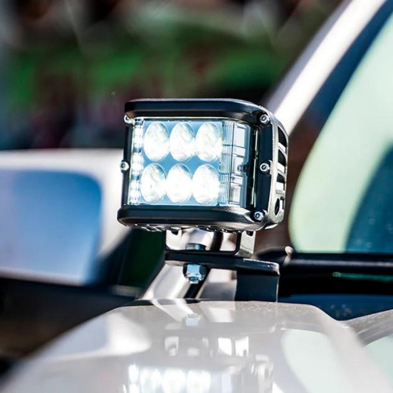 Cali Raised Low Profile LED Ditch Light Brackets Kit for Ford Ranger (2019-2022)