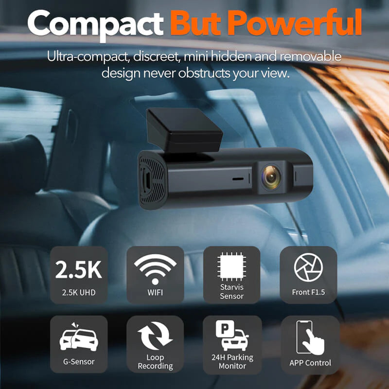 Wolfbox i03 Front Dash Cam with WiFi