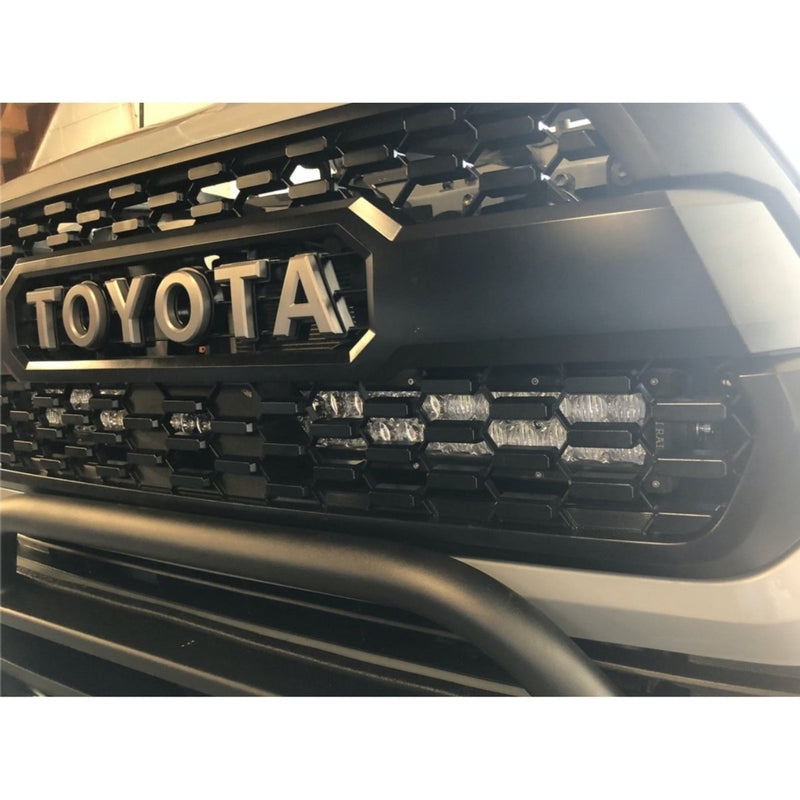 2016-2023 Toyota Tacoma 32" Upper Grille Hidden LED Light Bar & Bracket Combo - Aspire Auto Accessories
