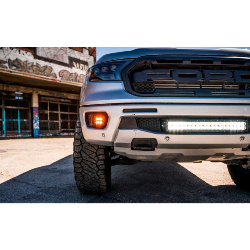 2019-2022 Ford Ranger LED Fog Light Pod replacements Brackets Kit - Aspire Auto Accessories