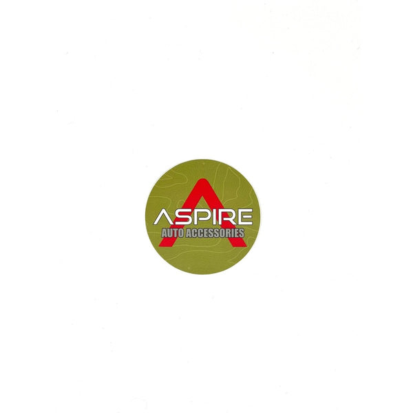 Aspire Auto Accessories Green Topography Sticker - Aspire Auto Accessories