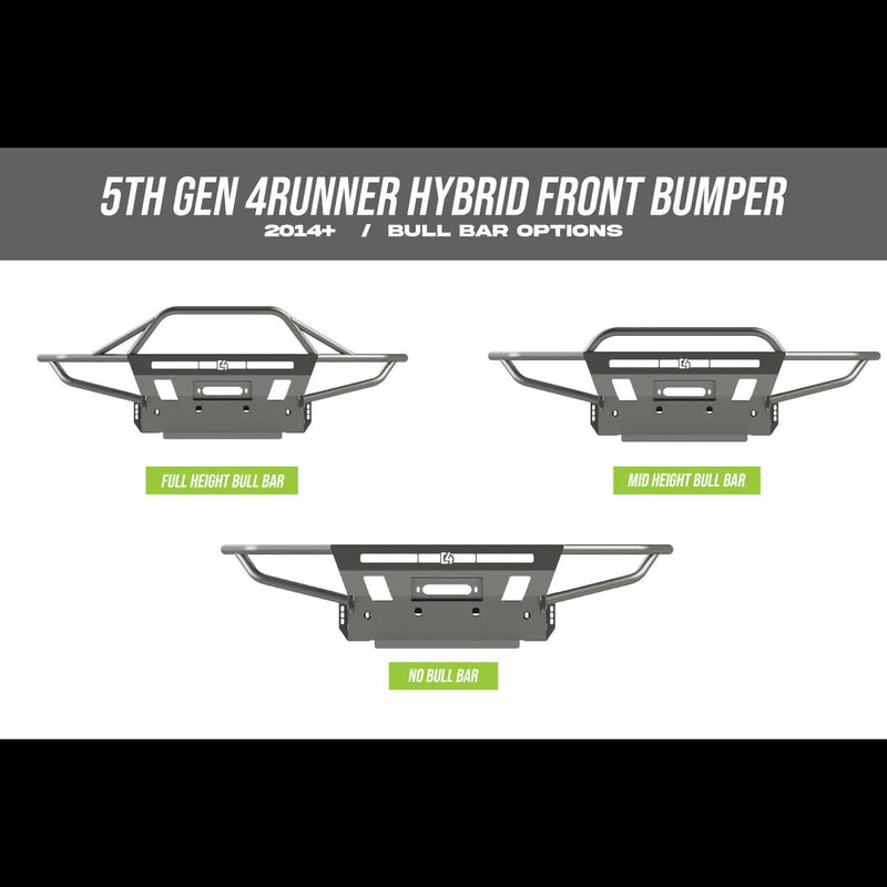 C4 Fabrication Hybrid Front Bumper (2014-2023 Toyota 4Runner) - Aspire Auto Accessories