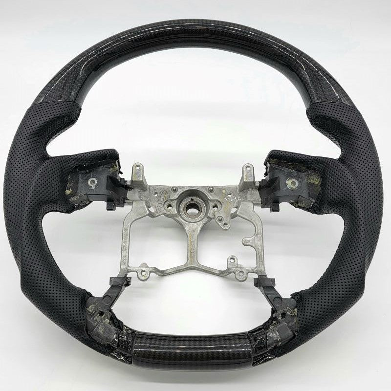 Carbon Fiber Steering Wheel - 5th Gen 4Runner | 2nd Gen Sequoia | 3rd Gen Tacoma | 3rd Gen Tundra - Aspire Auto Accessories