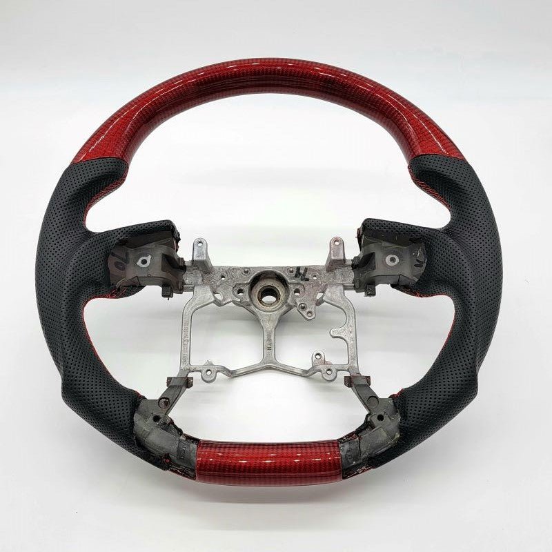 Carbon Fiber Steering Wheel - 5th Gen 4Runner | 2nd Gen Sequoia | 3rd Gen Tacoma | 3rd Gen Tundra - Aspire Auto Accessories