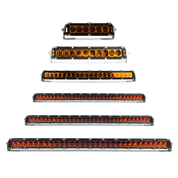 Heretic Amber LED Light Bars (All Sizes) - Aspire Auto Accessories