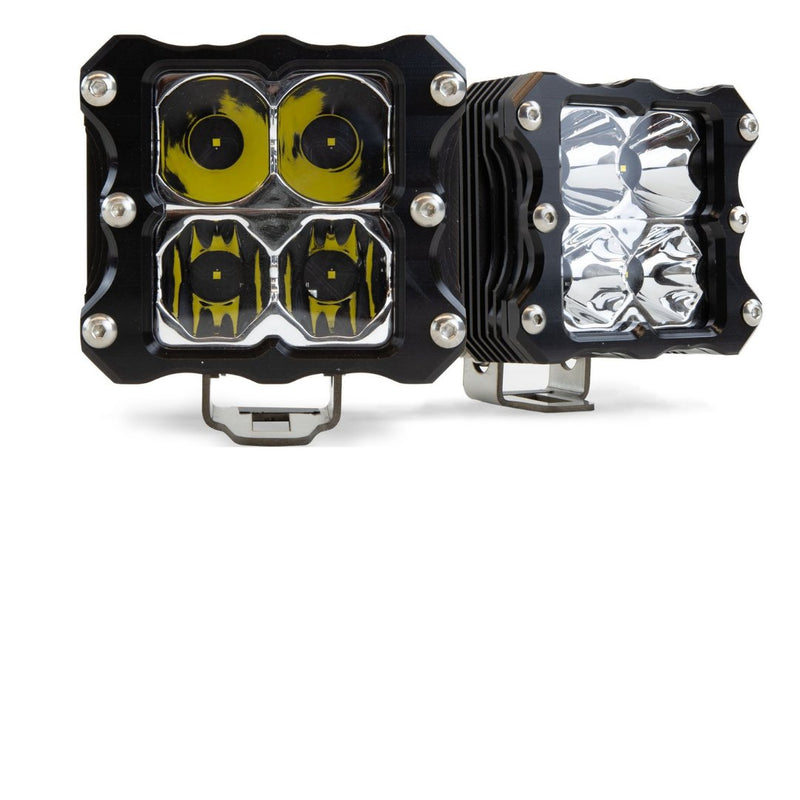 Heretic Quattro LED Pod Light - 2 Pack - Aspire Auto Accessories