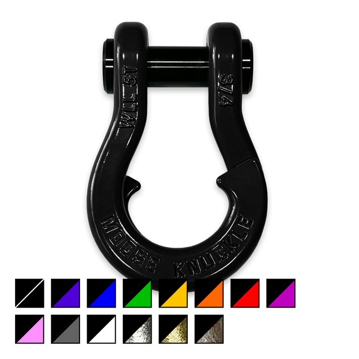 Jowl Recovery Split Shackle 3/4 - Black Hole - Moose Knuckle - Aspire Auto Accessories