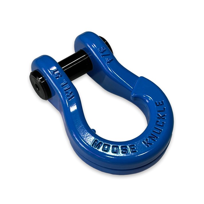 Jowl Recovery Split Shackle 3/4 - Blue Balls - Moose Knuckle - Aspire Auto Accessories
