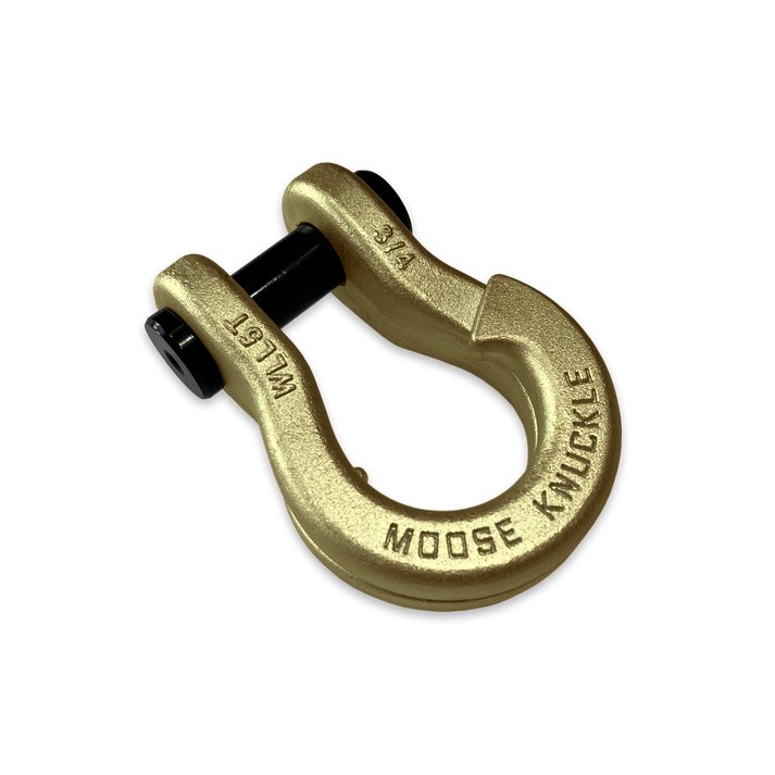 Jowl Recovery Split Shackle 3/4 - Brass Knuckle - Moose Knuckle - Aspire Auto Accessories
