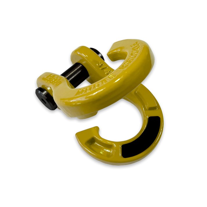 Jowl Recovery Split Shackle 3/4 - Detonator Yellow - Moose Knuckle - Aspire Auto Accessories
