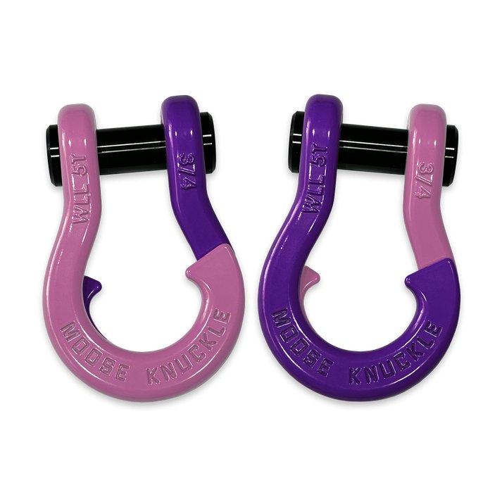 Jowl Recovery Split Shackle 3/4 - Pretty Pink - Moose Knuckle - Aspire Auto Accessories
