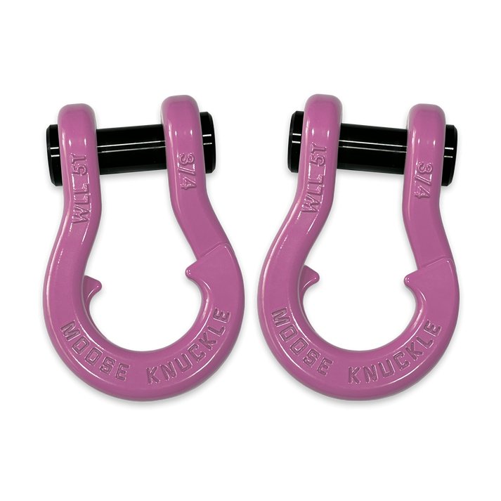 Jowl Recovery Split Shackle 3/4 - Pretty Pink - Moose Knuckle - Aspire Auto Accessories