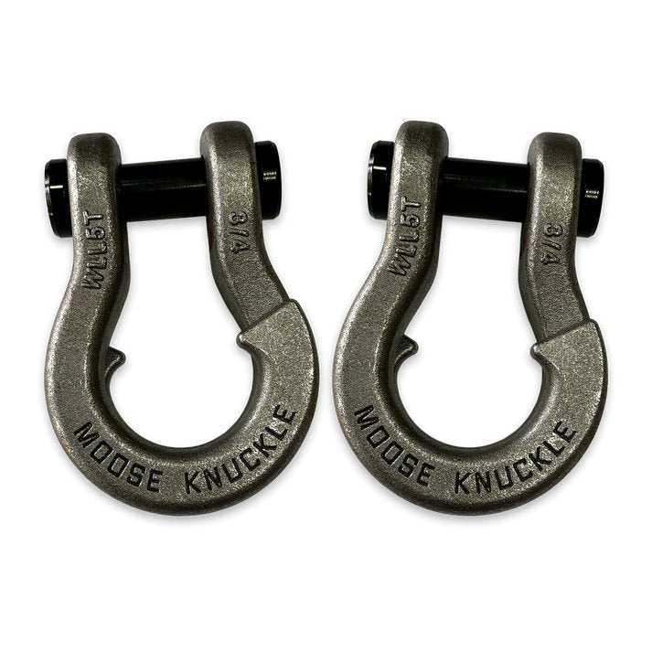 Jowl Recovery Split Shackle 3/4 - Raw Dog - Moose Knuckle - Aspire Auto Accessories