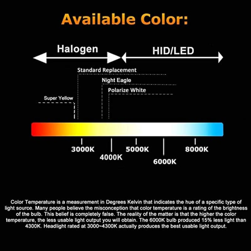 Night Eagle Halogen Headlight and Fog Light Bulbs - Aspire Auto Accessories