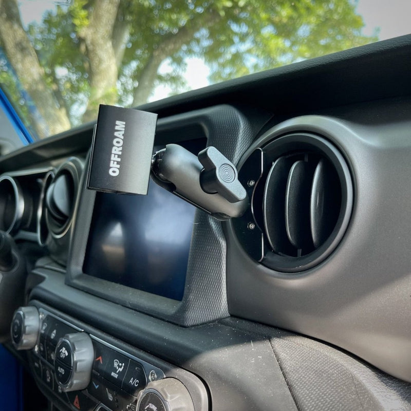 Phone Mount Kit - Jeep Wrangler & Gladiator - Aspire Auto Accessories