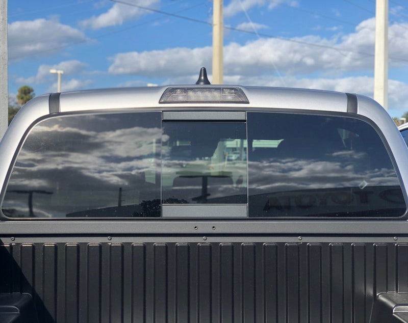 Rear Power Sliding Window Accent Trim Fits 2016-2022 Toyota Tacoma - Aspire Auto Accessories
