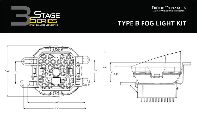 SS3 LED Fog Light Kit for 2014-2021 Toyota Tundra - Aspire Auto Accessories