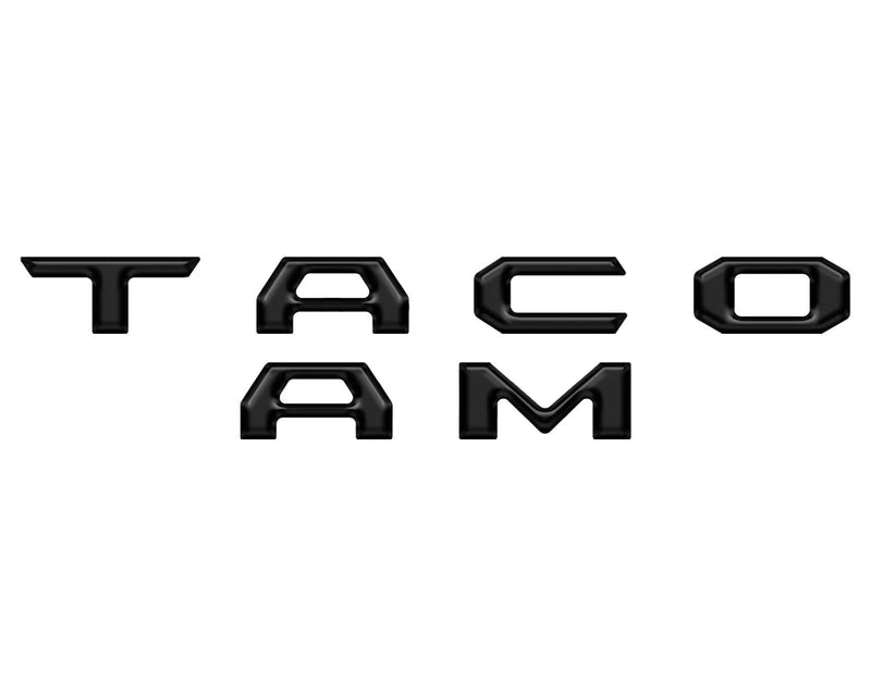 "TACOMA" Glove Box Letter Inserts Fits 2016-2023 Toyota Tacoma - Aspire Auto Accessories