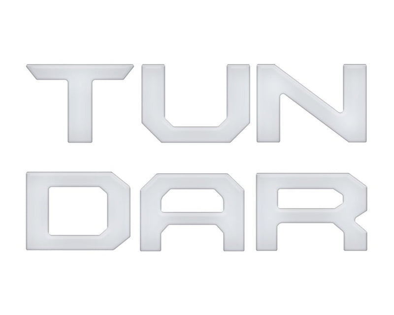 Tailgate Letter Inserts Fits 2022-2023 Toyota Tundra - Aspire Auto Accessories