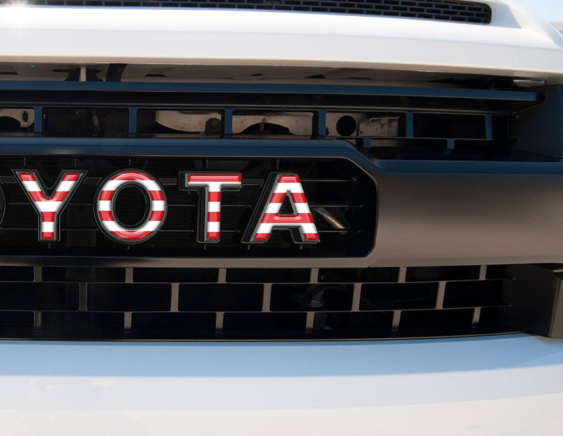 "TOYOTA" TRD Pro Grill Overlays Fits 2014-2021 Toyota Tundra - Aspire Auto Accessories