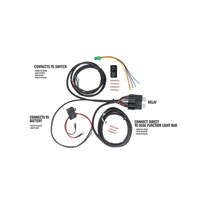 Wiring Harness for Dual Function Light Bar - Aspire Auto Accessories
