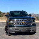 Alpharex PRO-Series Halogen Projector Black Headlights for Chevrolet Silverado 1500 (2014-2015) - Aspire Auto Accessories