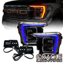ORACLE Lighting 2021-2023 Ford F-150 ColorSHIFT RGB+W Headlight DRL Upgrade Kit - Aspire Auto Accessories
