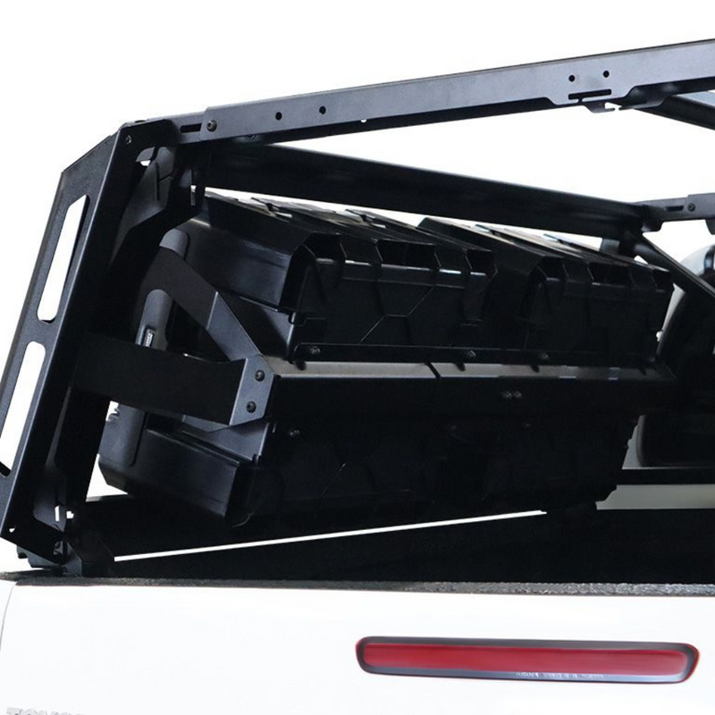Front Runner Twin Wolf Pack Pro Cargo System Bracket for Pro Bed Rack