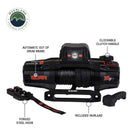 SCAR 10S - 10,000 lbs. Rated Synthetic Rope Winch