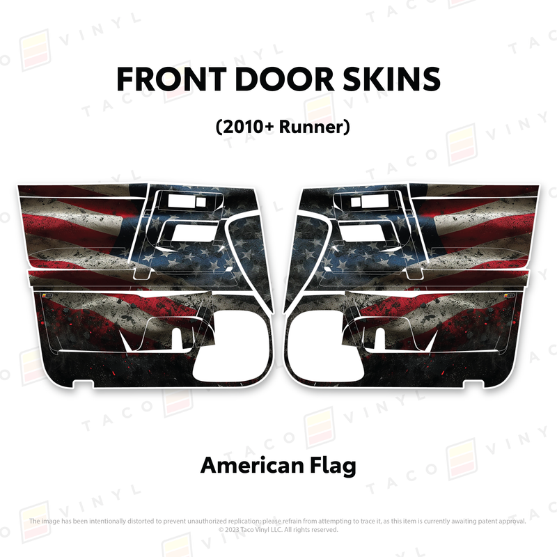 Taco Vinyl Door Skins for 4Runner (2010-2024)