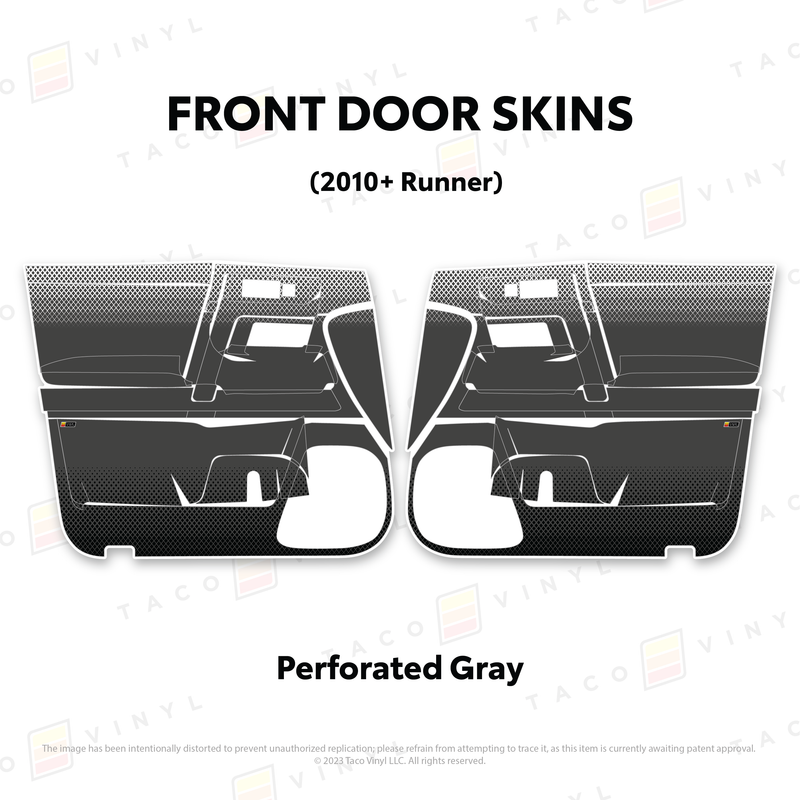 Taco Vinyl Door Skins for 4Runner (2010-2024)