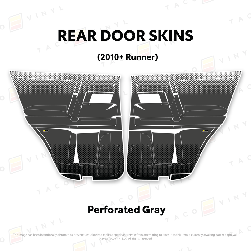 Taco Vinyl Door Skins for 4Runner (2010-2024)