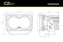 C2 2.0 White Sport LED Pod (pair)