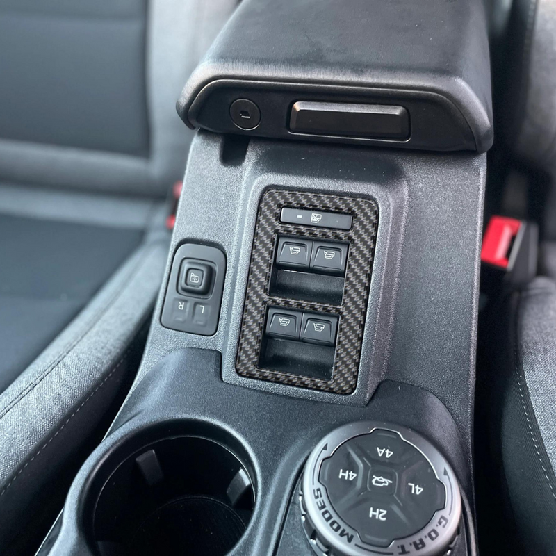 Tufskinz Window Control Switch Accent Trim for Ford Bronco (2021-2024)