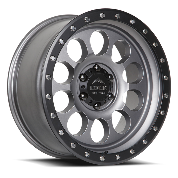 Lock Off-Road 50CAL Wheel (Matte Grey)
