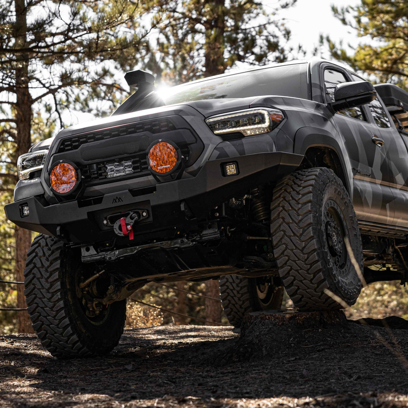 Backwoods Adventure Mods Hi-Lite Overland Front Bumper with No Bull Bar for Tacoma (2016-2023)