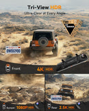 Wolfbox G900 TriPro Bumper Dash Cam