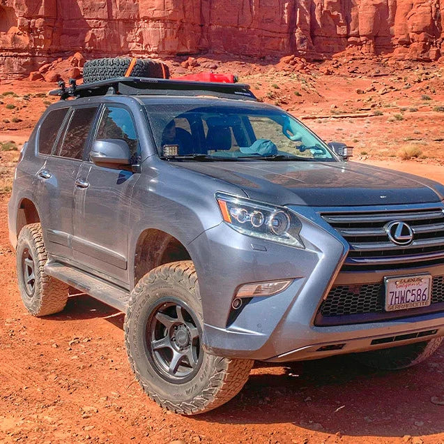 Cali Raised Low Profile LED Ditch Light Brackets for Lexus GX460 (2010-2023)