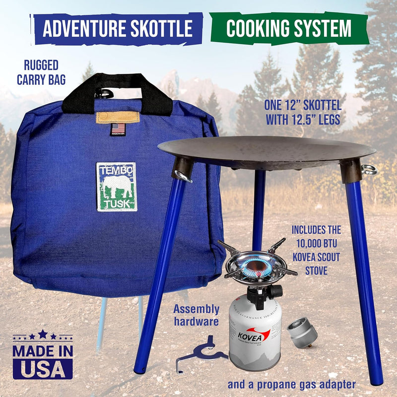 TemboTusk Adventure Skottle Grill Kit