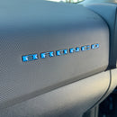 Tufskinz Passenger Dash Letter Inserts for Bronco Sport (2025-2026)