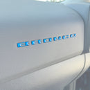 Tufskinz Passenger Dash Letter Inserts for Bronco Sport (2025-2026)