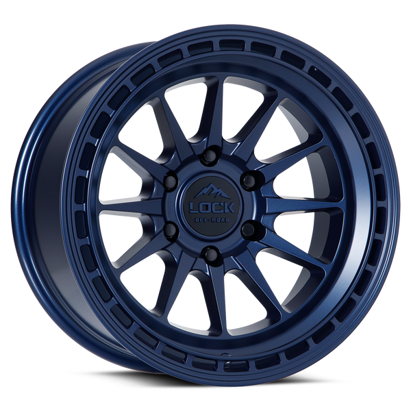 Lock Off-Road Baja Wheels (Matte Blue)