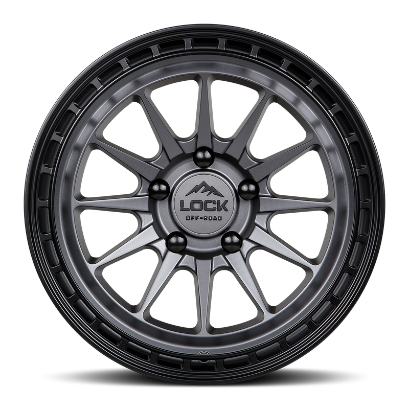 Lock Off-Road Baja Wheel (Matte Grey)