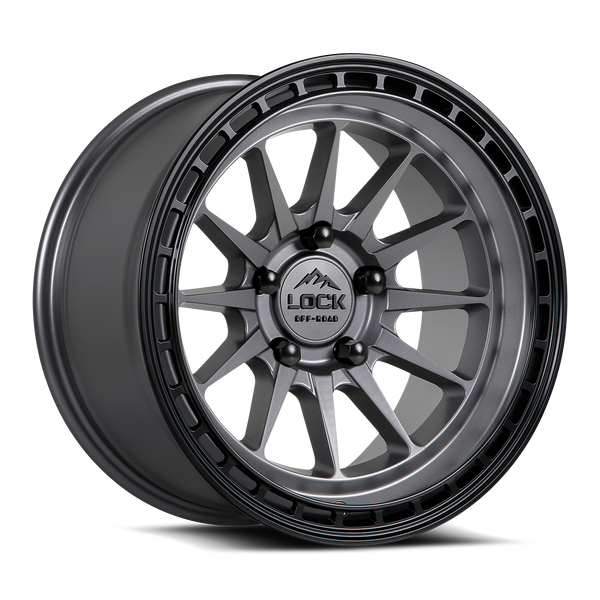 Lock Off-Road Baja Wheel (Matte Grey)