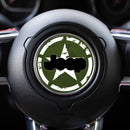 Adventure Life USA Army Star Steering Wheel Decal for Jeep