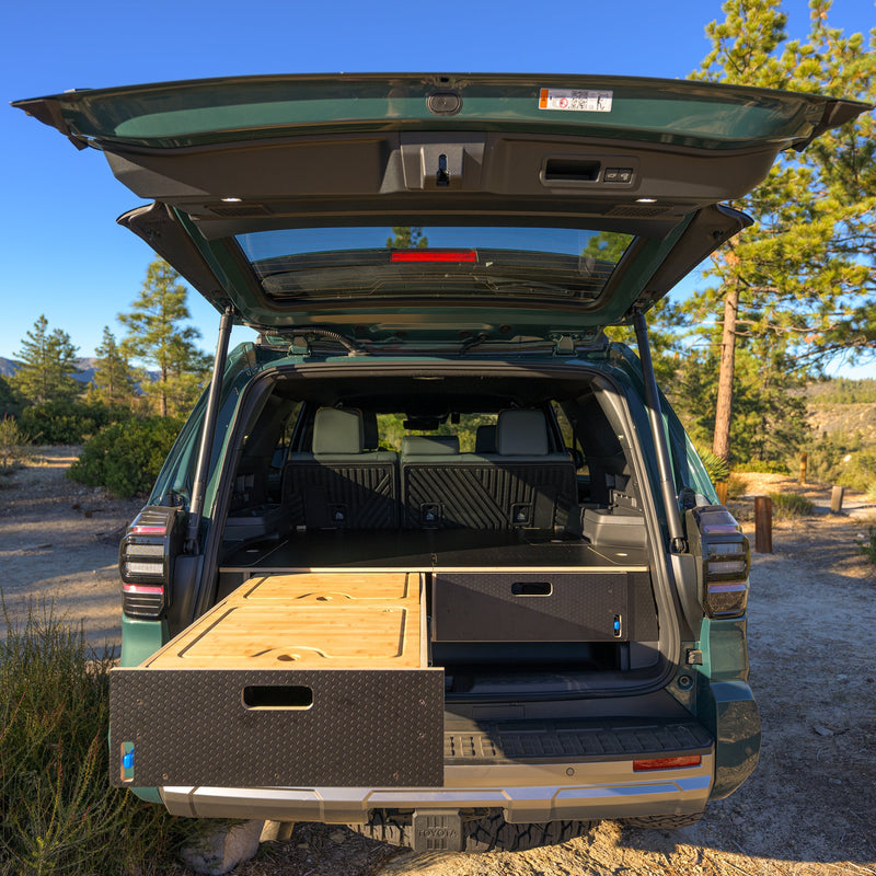 Solid Wood Worx Dual Drawer Storage System PreCut Kit for Toyota