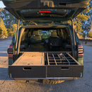 Solid Wood Worx Dual Drawer Storage PreCut Kit for Toyota 4Runner (2025-2026) - Aspire Auto Accessories