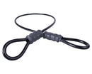 A6 Adventure Equipment Cable Lock Kit - (Black) - Aspire Auto Accessories