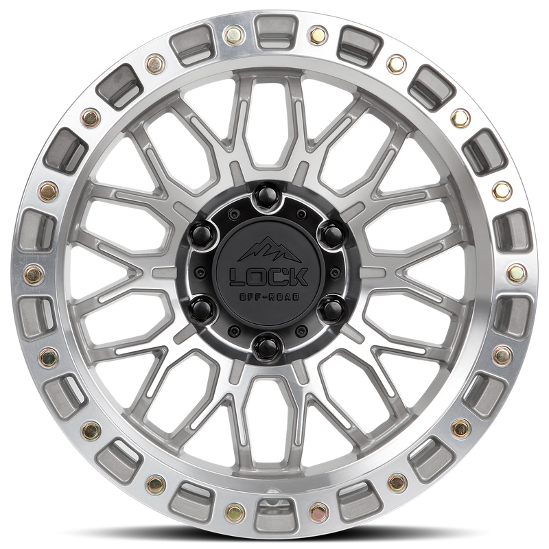 Lock Off-Road Combat Wheel (Machine Face Polish)
