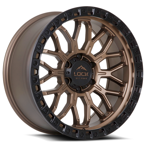 Lock Off-Road Combat Wheel (Matte Bronze)